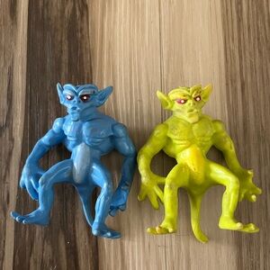 Blackstar Demon Goblin Alien Action Figure Ice Castle Vintage Blue Yellow 3”